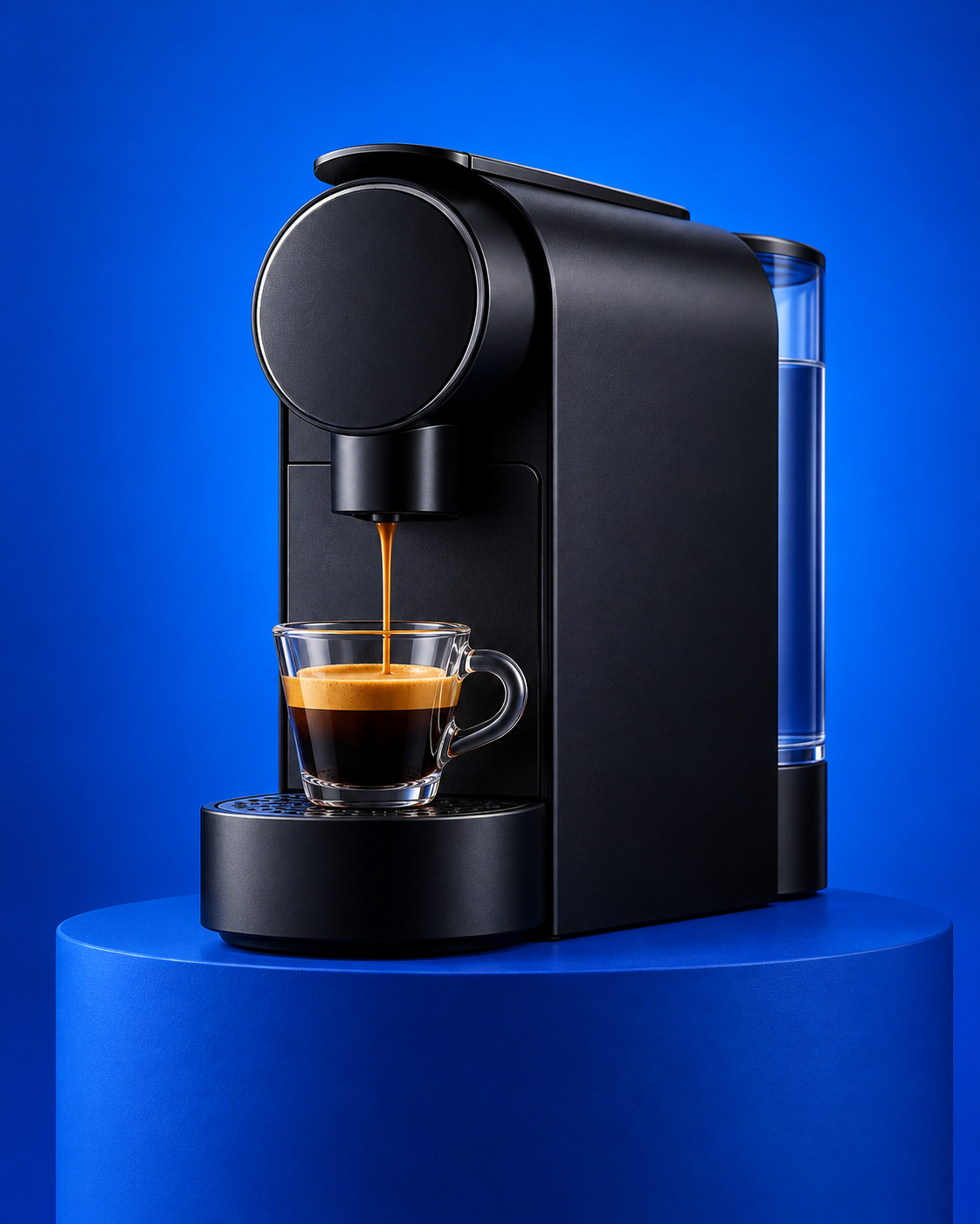 Cafetera Uno en negro mate